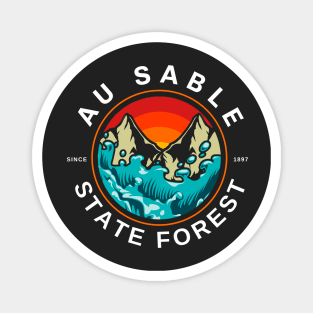 Au Sable State Forest Michigan Magnet